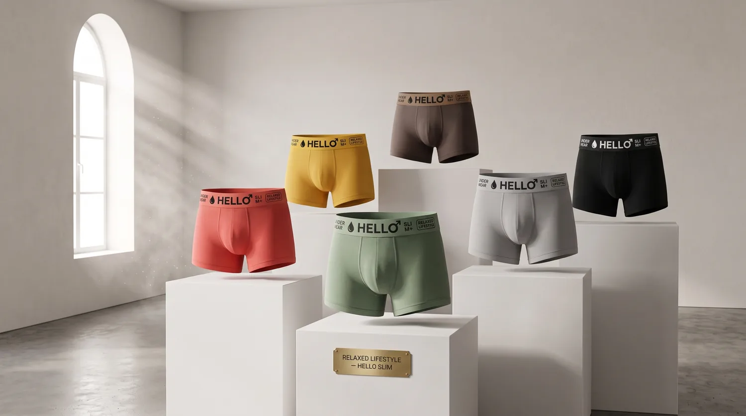 Hello Slim Premium Boxer — Boxerek, amelyek egész nap a helyükön maradnak